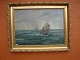 Marine  maleri malet af L.I 1919 i fin kvalitet 
5000 m2 udstilling