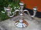 3 arm candleholder in silver height 24 cm standsat stands as a new 5000 m2 
showroom