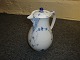 Old Royal blue fluted cacao jug from before 1890.    5000m2 showroom.