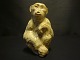 Monkey figurine in stoneware sign Arne Bang. 5000m2 Showroom.