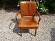 Old Fritz Hansen armchair in cognac colored leather from year. 1940 5000 m2 
showroom