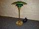 Table Lamp 3 / 2 jubilærums brass lamp with a green metal screens designed by 
Poul Henningsen 5000 m2 showroom
