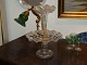 Glass centerpiece from Funens glassworks from around  1860 with fine Flowers.
5000 m2 showroom.