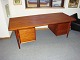 Large free-standing diplomatic Desk of teak super quality and design from the 
sixtys  5000 m2 showroom