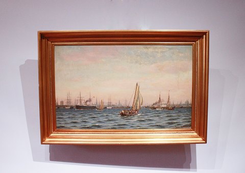 Marine painting with Copenhagen