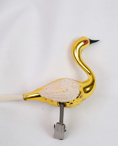 Hand painted glass bird, Christmas decoration, 1930s.
Great condition
