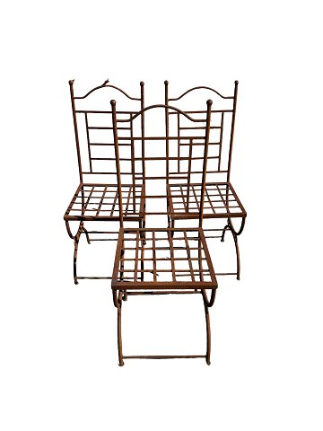 Set of French Chairs, Iron, 1950s.
Great condition
