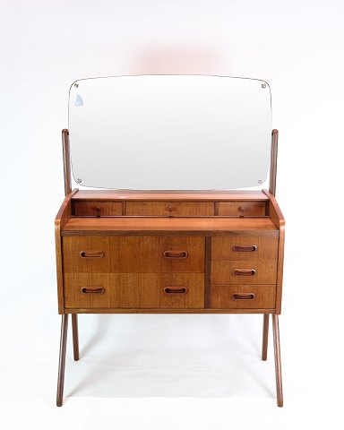 Chest of drawers with mirror - Teak wood - Danish design - 1960Great condition