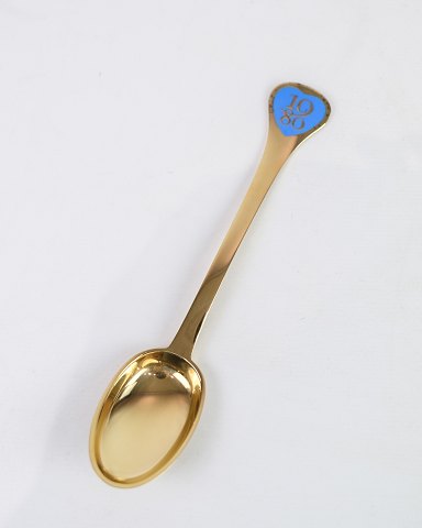 Annual Spoon - Sterling Silver - With Heart In Blue Enamel - Hans Hansen - 1980
Great condition
