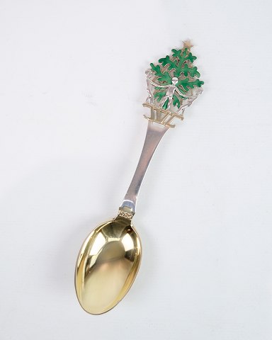 Christmas Spoon - The Christmas Tree - Gold Plated Sterling Silver 925 S - Ebba 
Holm - Anton Michelsen - 1932
Great condition
