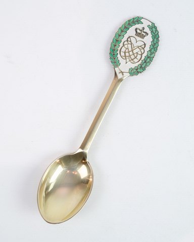 Memorial spoon - Gold-plated Sterling Silver - Egil Jensen - Anton Michelsen - 
1968
Great condition
