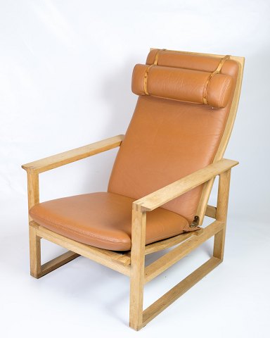 The Sled Chair - Model BM2254 - Light Oak & Cognac Elegance Leather - Børge 
Mogensen - Fredericia Stolefabrik
Great condition
