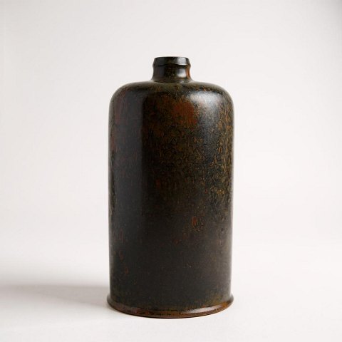 Vase - Ceramic - Saxbo - Model 216 - Nathalie Krebs - orange / brownish colors - 
approx. 1940
Great condition
