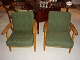 A couple Rest Chairs GE 240 in light oak designed by Hans Wegner model cigar 
5000 m2 showroom