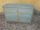 Louis seize dresser year 1780 in Original condition blue painted 5000 m2 
showroom