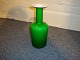 Floor Vase with two stained glass green outside and white inside from Holmegaard 
in perfect condition 5000 m2 showroom
