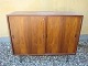 Low sideboard in rosewood with steel legs Danish design from 1960 5000 m2 
showroom
