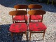 4 stole i teaktræ dansk design fra 1960érne istandsat 
5000 m2 udstilling