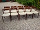 10 pieces in rosewood dining chairs designed by NO Moller No. 77 in perfect 
condition 5000 m2 showroom