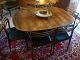 Dining table designed by Ole Wanscher. 5000m2 Showroom.