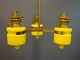 Ceiling Lamp by Holmegaard with yellow glass from the 1960s.
5000m2 showroom.