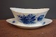 Royal blue flower curved. Gravy Boat in perfect condition. no. 10/1651. 
5000m2 Showroom.