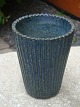 Vase ina  bluish color designed and signed by Arne Bang No. 116. Height 12 cm 
and in perfect condition.  5000 m2 showroom.