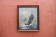 Ship painting signed K.F. 
5000m2 showroom.