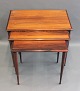 3 nestling tables in rosewood from B C furniture.
The tables are of Danish design and from the 1960s.
5000m2 showroom.
