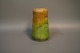 Keramik vase fra 1960erne med grøn og gul glasur af ukendt keramiker. 
5000m2 udstilling.
