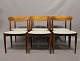 A set of 6 dining room chairs in rosewood by Johannes Andersen and Uldum 
furniture factory.
5000m2 showroom.