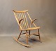 Rocking chair in soap treated oak designed by Illum Wikkelsø and from the 1960s.
5000m2 showroom.