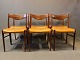 A set of 6 dining chairs in rosewood and upholstered in yellow leather.
5000m2 showroom.
