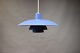 Blue PH4 pendant designed by Poul Henningsen and manufactured by Louis Poulsen.
5000m2 showroom.