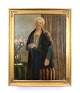 Portrait painting with gilded frame without signature.
5000m2 showroom.