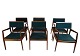 A set of Six Armchairs - "Playboy" - Model C140 - Rosewood - Jens Risom