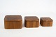 Set of three Dania Boxes of teak by Trip Trap.
5000m2 showroom.
