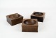 Set of three bowls in  rosewood of danish design from the 1960s.
5000m2 showroom.