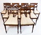 A set of 9 antique chairs in the style of late empire from around 1840.
5000m2 udstilling.