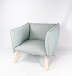Dormi lounge chair - Gray fabric - Beech legs - Ire Møbler