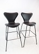 A pair of Seven bar stools, model 3187/3197, by Arne Jacobsen and Fritz Hansen. 
5000m2 showroom
