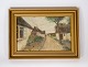 Oil painting with country motif and gilded frame, signed A. Toftlind.
5000m2 showroom.