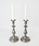 Set of two candlesticks in tin, in great antique condition from 1860. 
5000m2 showroom.
