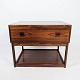 Bedside table in rosewood of danish design manufactured by Brouer in the 1960s. 
5000m2 showroom.
