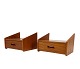 A set of bedside tables with drawer in teak of Danish design from the 1960s. 
5000m2 showroom.
Great condition

