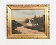 Oil painting, gold frame, 1940Great condition