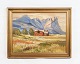 Oil painting, painted on wooden board, 1930Great condition