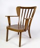 Canada chair in stained beech wood, model 2252, designed by Søren Hansen, 
manufactured by Fritz Hansen from around the 1940s.
Good condition
