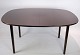 Dark mahogany dining table designed by Ole Wancher made by P. Jeppesen.
Dimensions in cm: H: 73 W: 145 D: 105.5
Great condition
