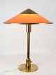 Royal candle table lamp, Fog and Mørup, amber colored shade plastic, 1930Great condition